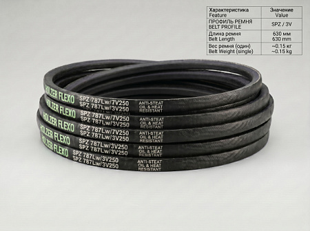 Ремень клиновой SPZ 787Lw/749Li TRUE BELTS