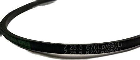 Ремень клиновой Z 25.5 670Lp/650Li True Belts Ремень клиновой Z 25.5 670Lp/650Li True Belts