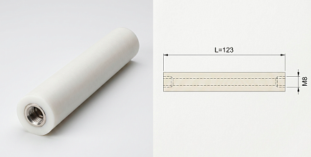 762 Поддерживающий (переходной) ролик L 123