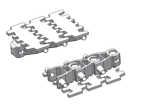 Пластиковая цепь поворотная 2350PW K327 (83 мм) POM 